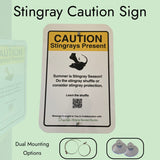 Stingray Caution Sign