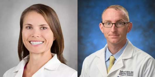 Dr. Coffey and Dr. Katzer - stingray experts