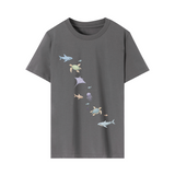 Mixed Ocean Life T-Shirt (Womens)