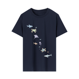 Mixed Ocean Life T-Shirt (Womens)