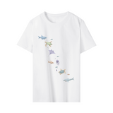 Mixed Ocean Life T-Shirt (Womens)